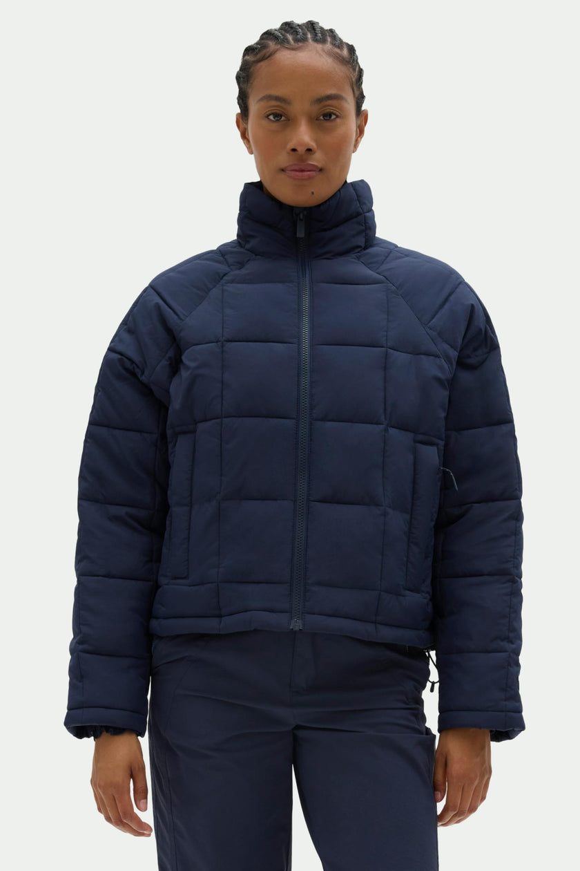 Nellie Packable Puffer Jacket Navy