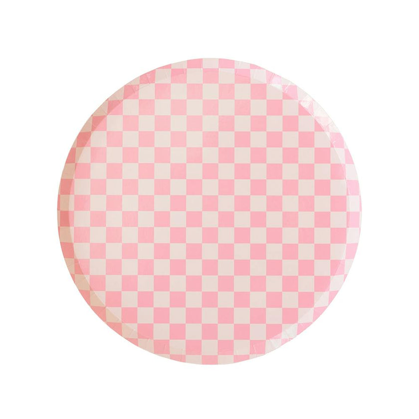 Check It! Tickle Me Pink Dessert Plates
