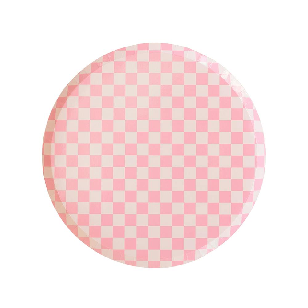 Check It! Tickle Me Pink Dessert Plates