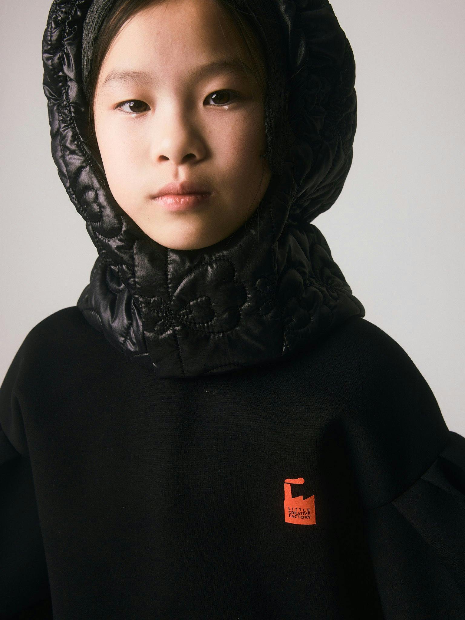 Doll Balloon Sweatshirt Black