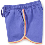 Rainbow Binding Track Shorts, Purple