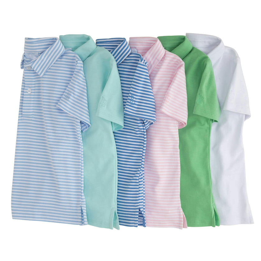 Short Sleeve Polo - White