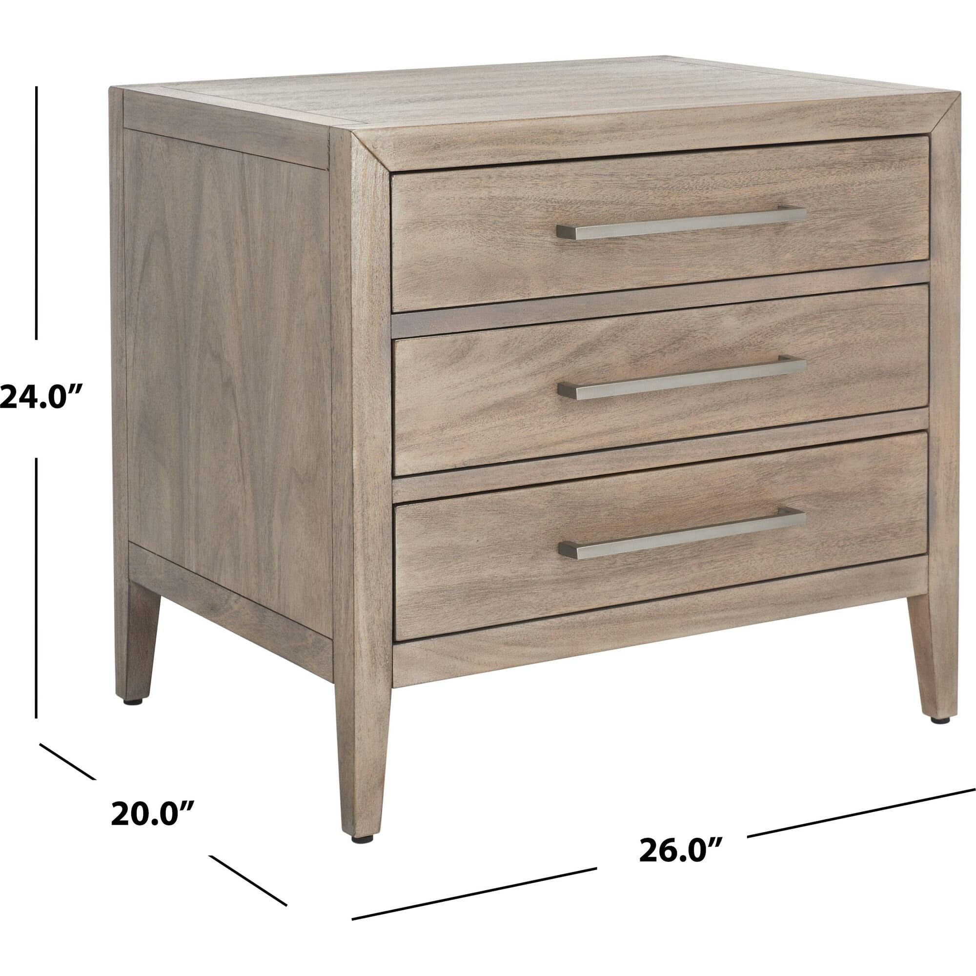 Ariella 3 Drawer Nightstand
