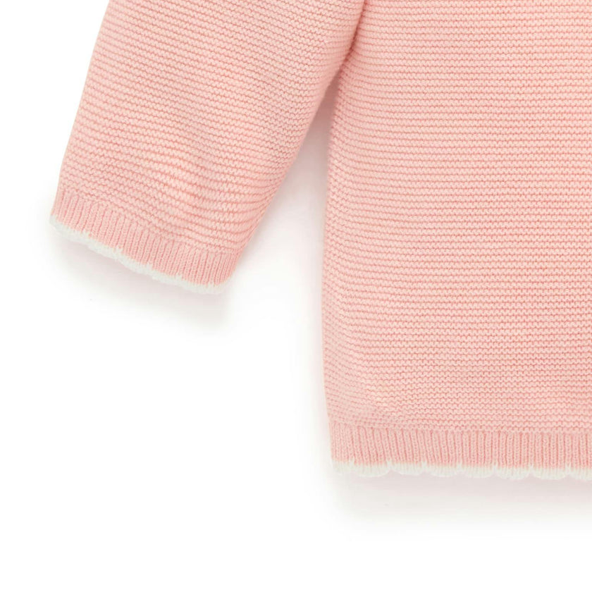 Embroidered Frida Jumper Guava Melange