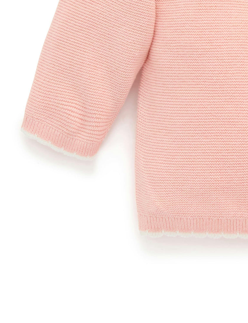 Embroidered Frida Jumper Guava Melange