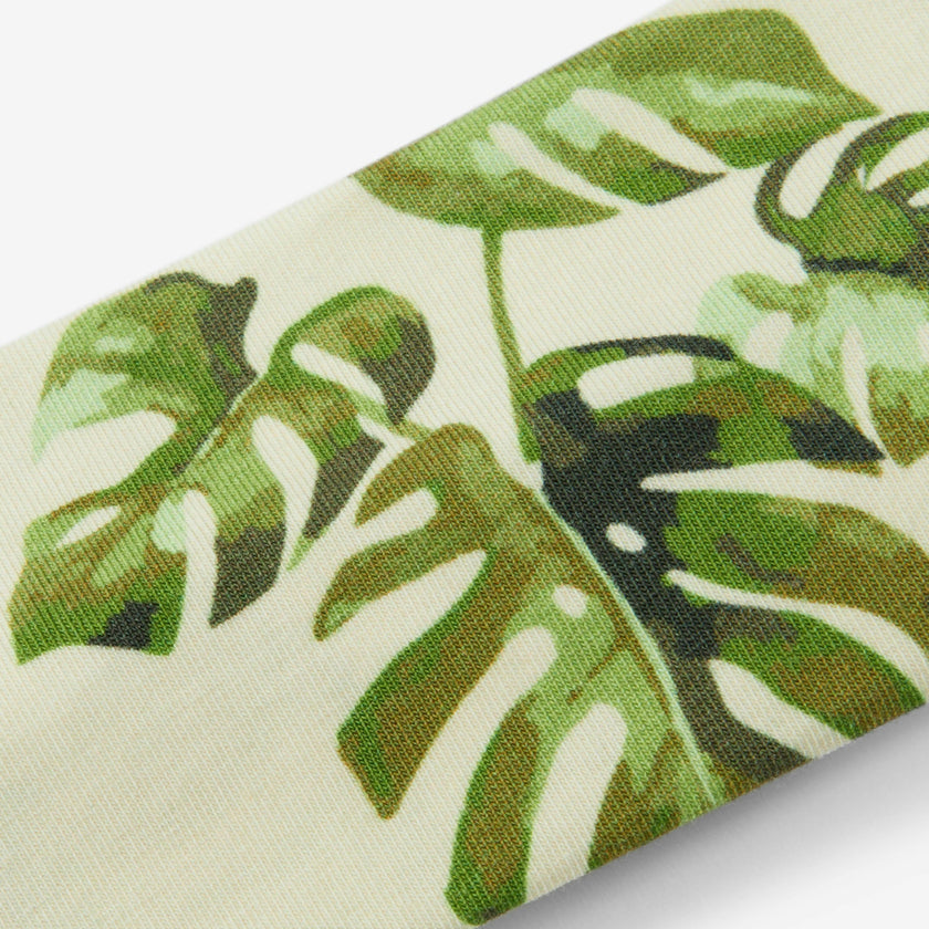 Island Leaf Cotton Stretch Knotted Headband