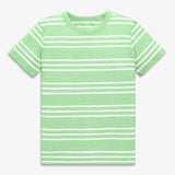 Kids heathered tee in stripe
