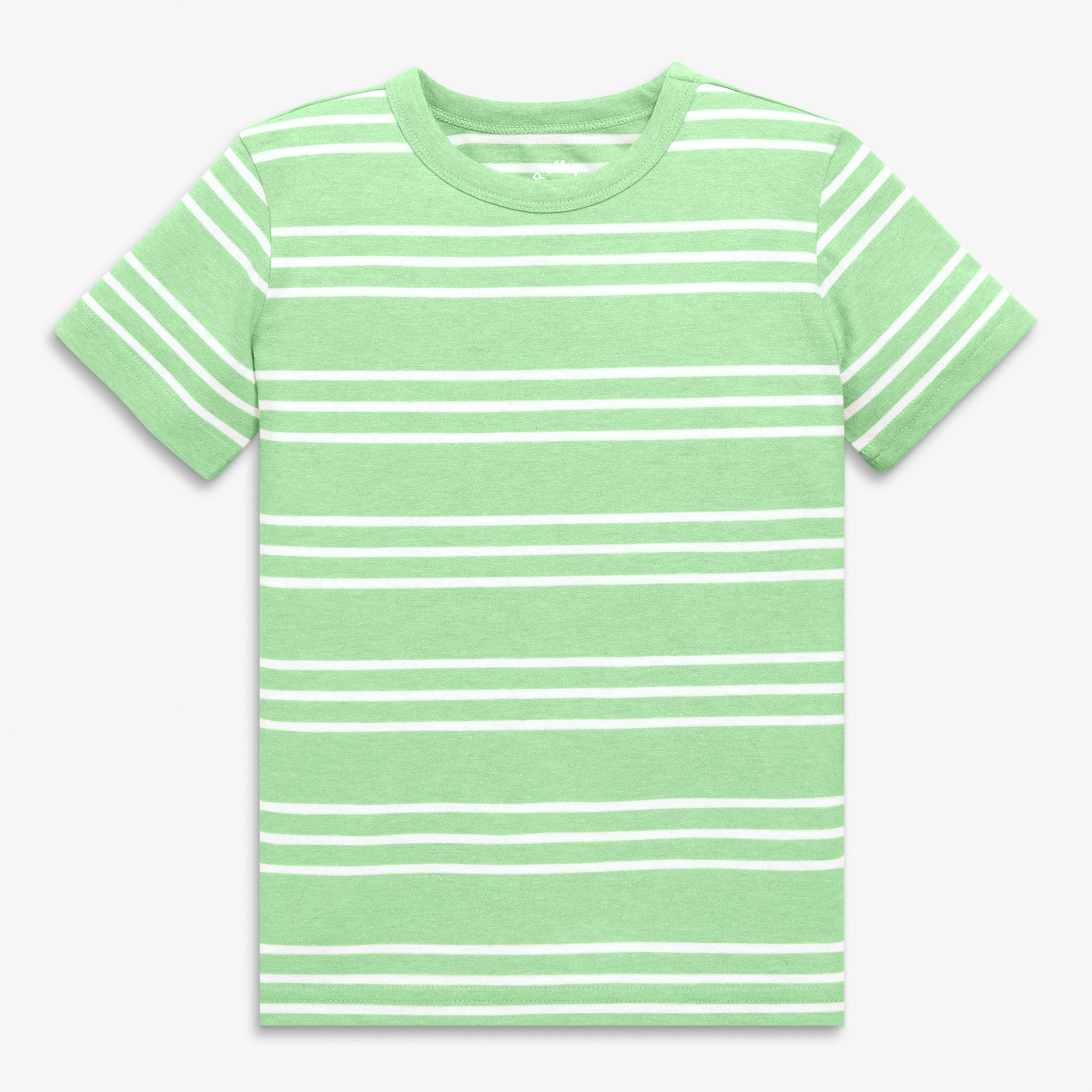 Kids heathered tee in stripe