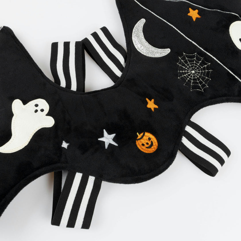 Embroidered Bat Wings Costume