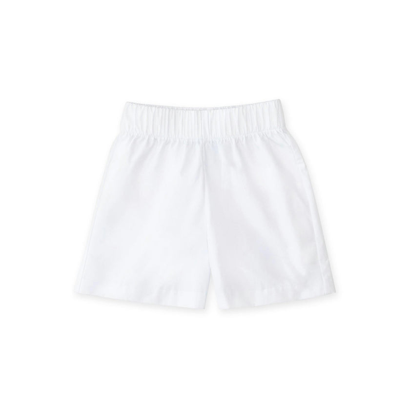 The Harper Set in Classic White with Rainbow Smocking