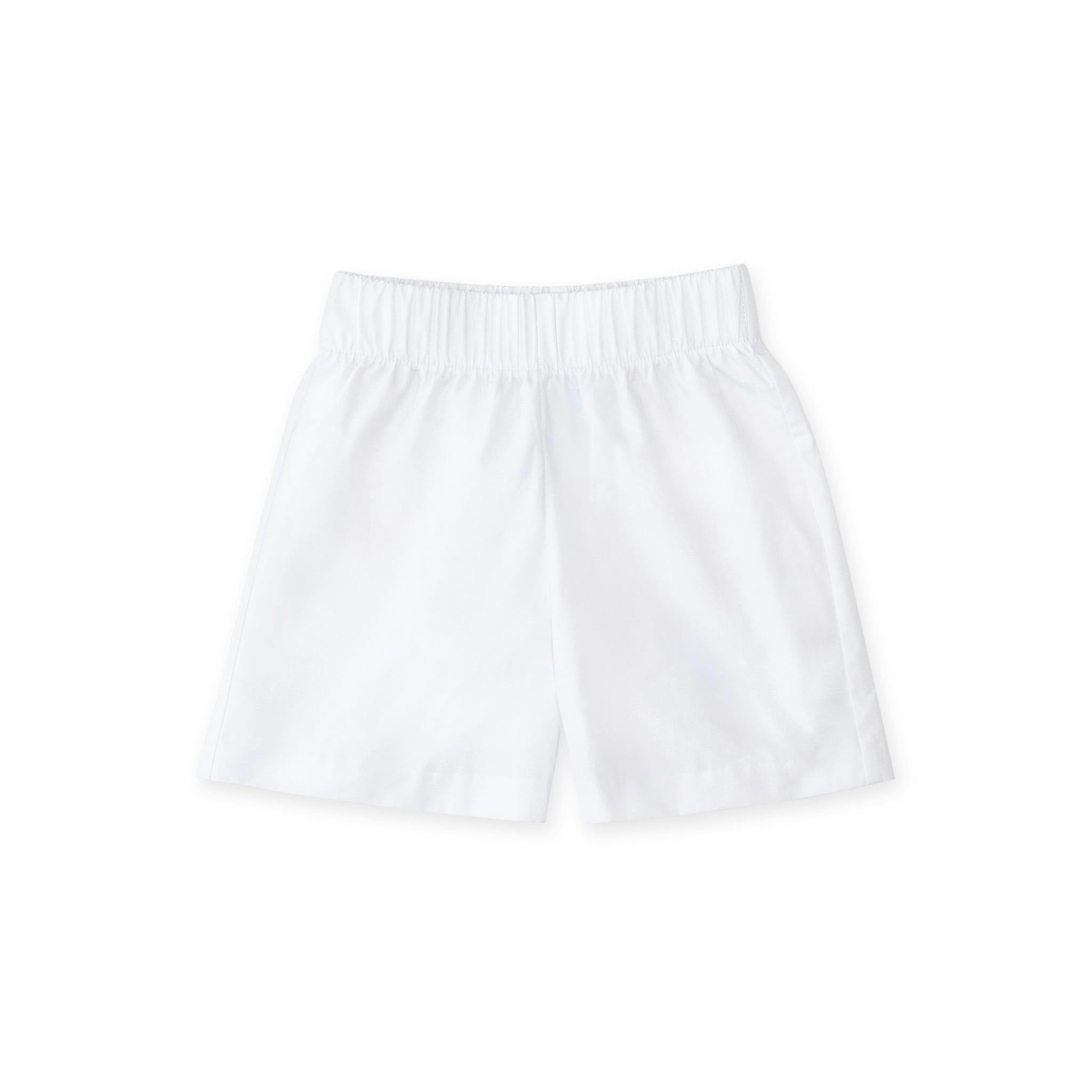 The Harper Set in Classic White with Rainbow Smocking