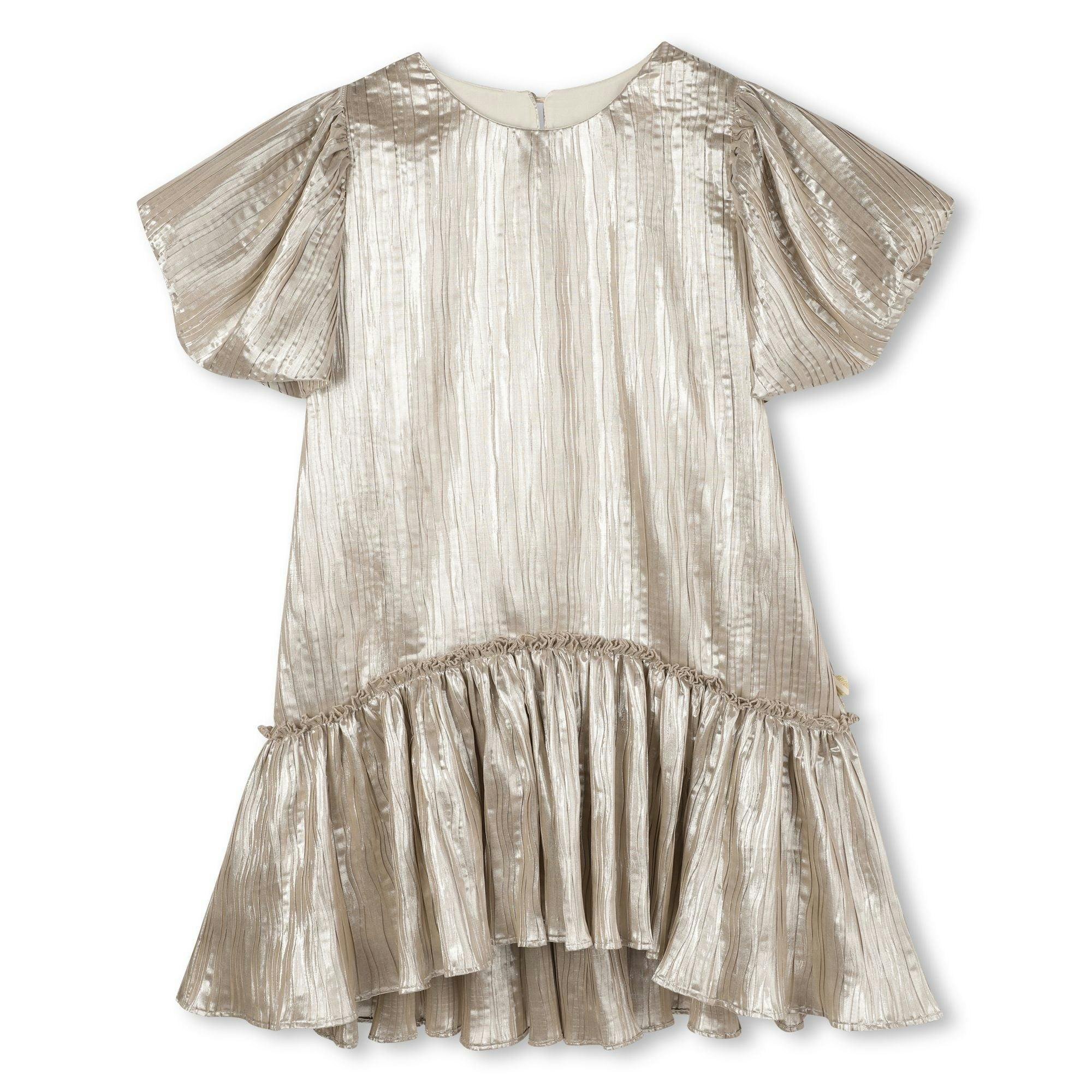 Balloon sleeve dress