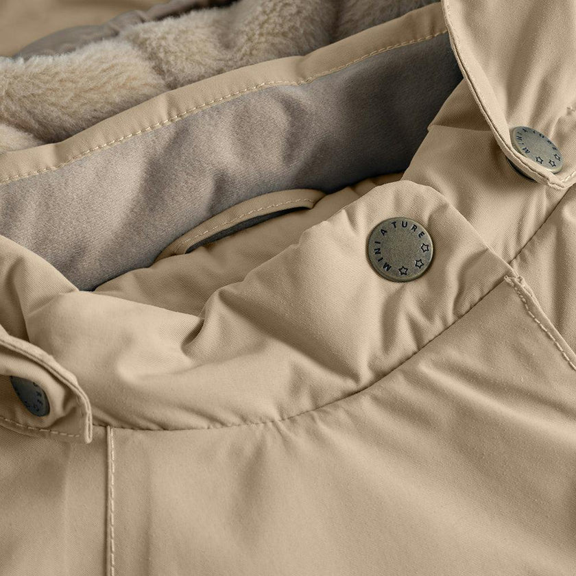 MINI A TURE MATWANG Fleece Lined Winter Jacket - Savannah Tan