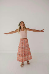 Tiered Maxi Skirt Ava Floral