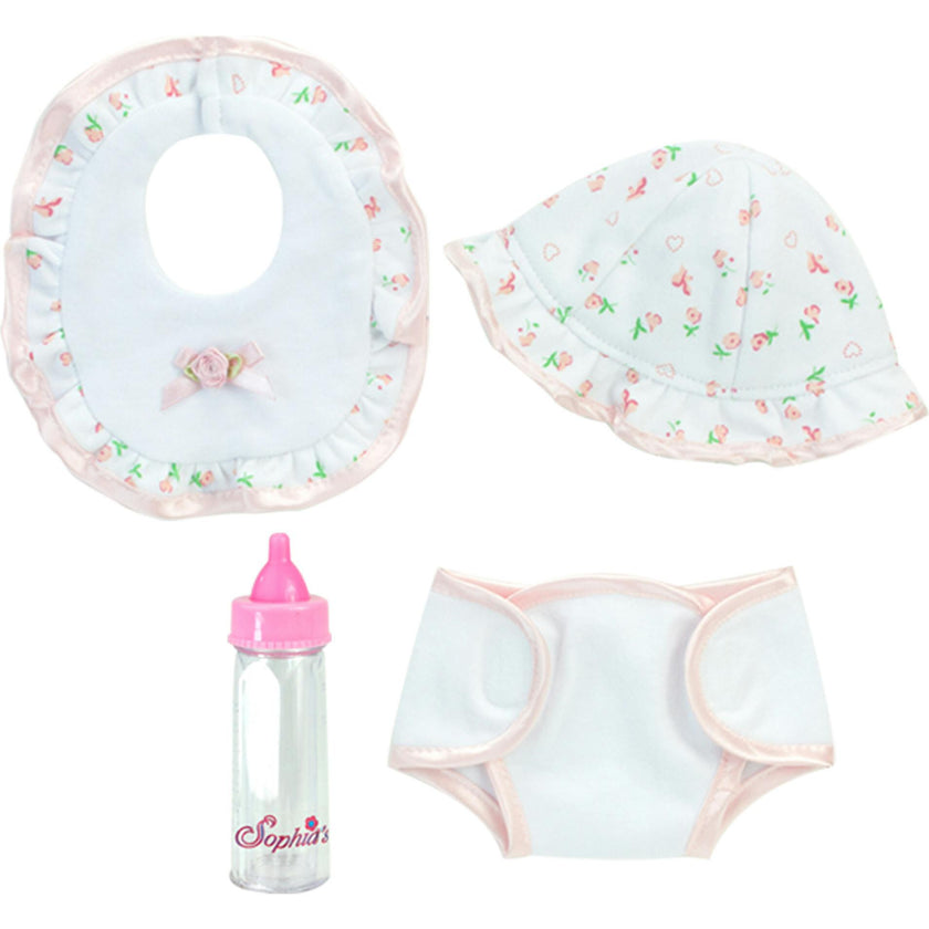 15" Doll Floral Print Sleeper
