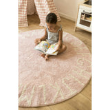 ABC Round Washable Rug