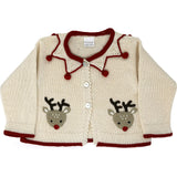 Knit Reindeer Cardigan