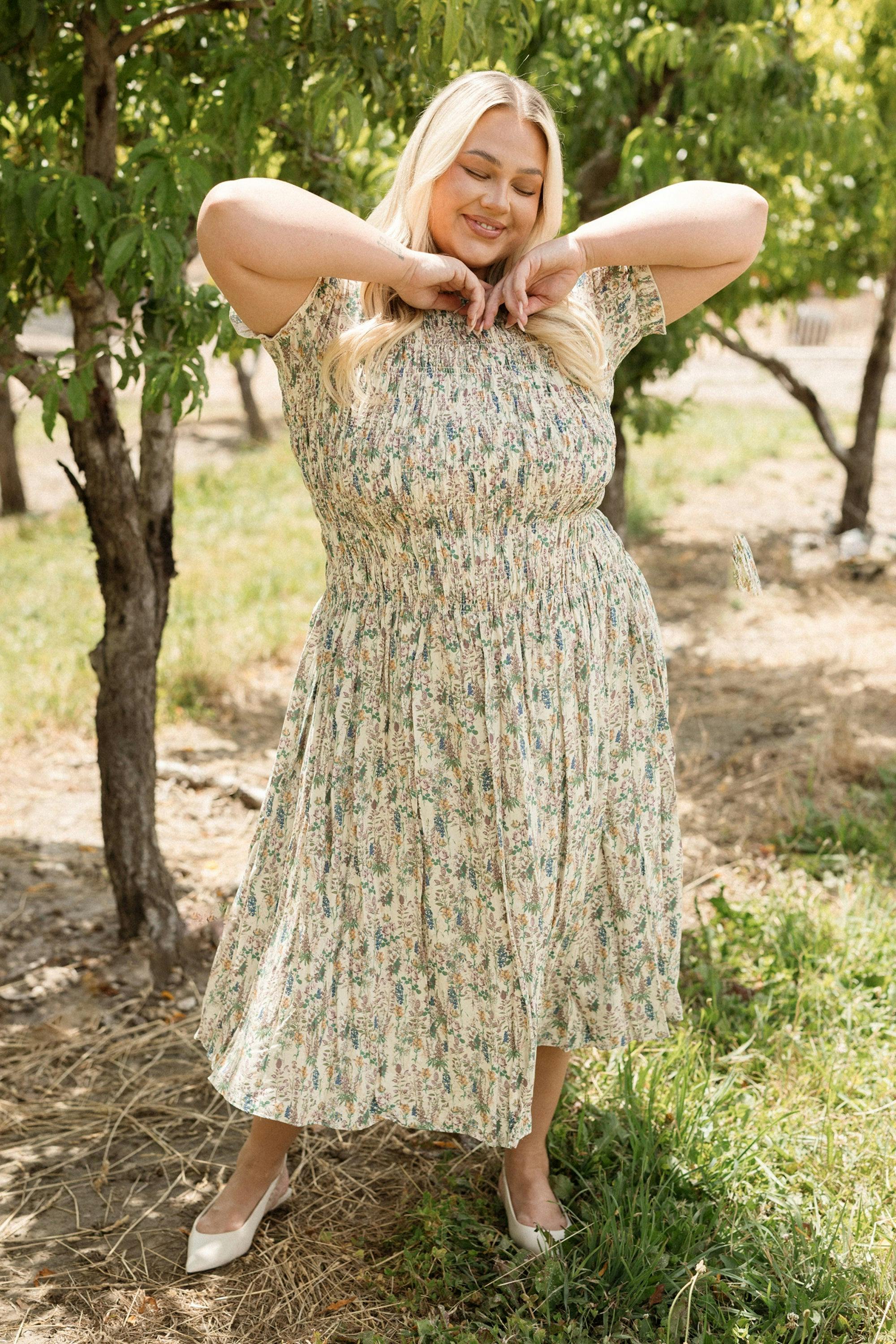 Jennifer Dress in Autumn Bouquet