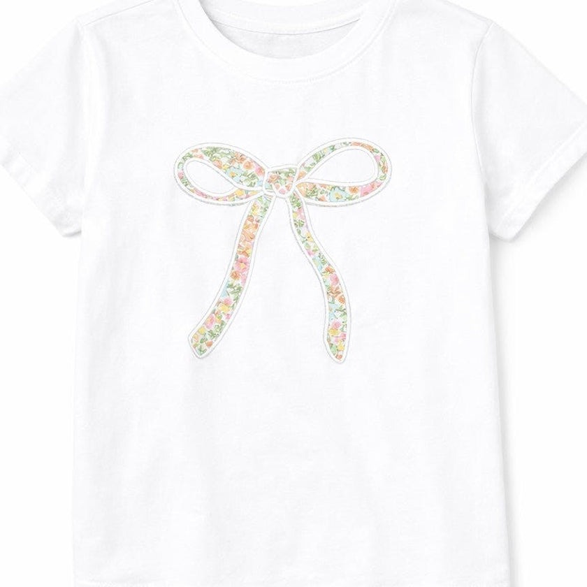 Bow T- Shirt in Garden Sorbet