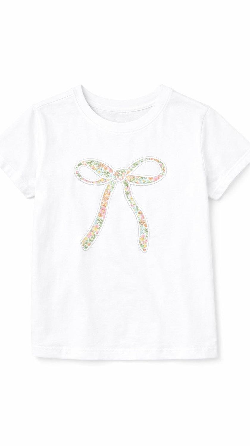 Bow T- Shirt in Garden Sorbet