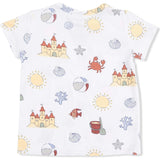 Sunny Sandcastles - Crew Neck Tee with Casual Short