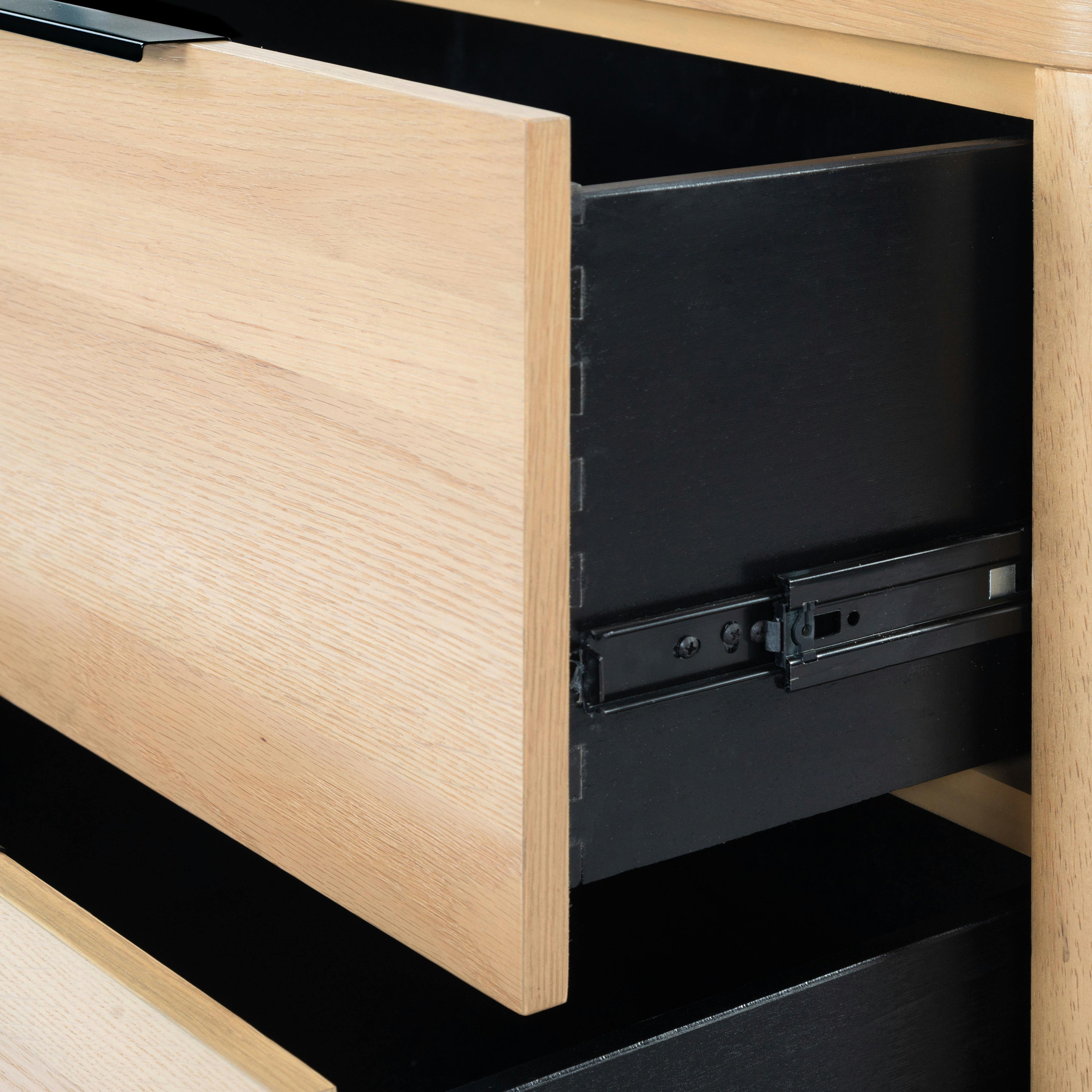 Raylie 2 Drawer Wood Nightstand