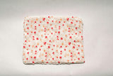 Sunset Petal Timeless Floral Ruffle Zipper Pouch