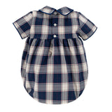 Angelo Boy Bubble - Navy Tartan