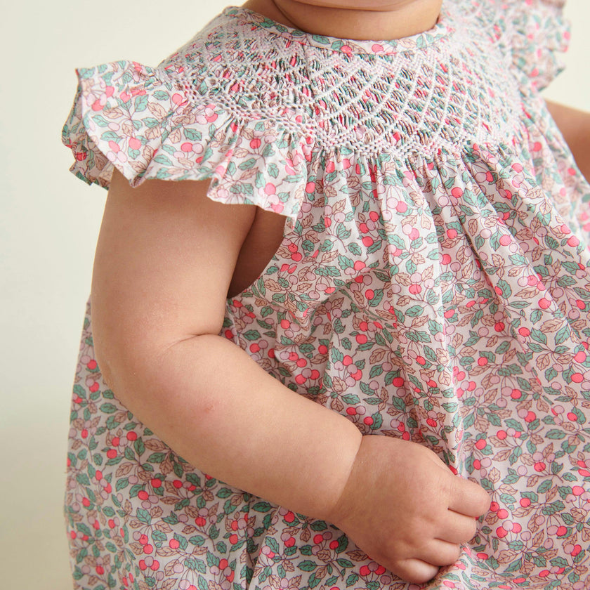 Made With Liberty Print Baby Dress Paz