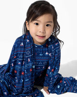 Sail Away Fair Isle Bamboo Kids Pajamas