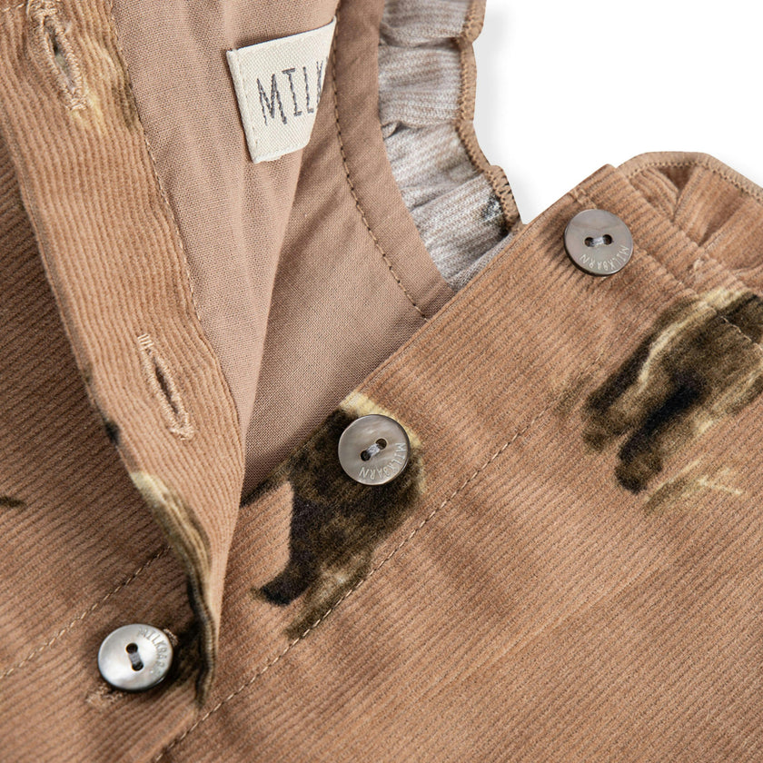 Corduroy Dress & Bloomer