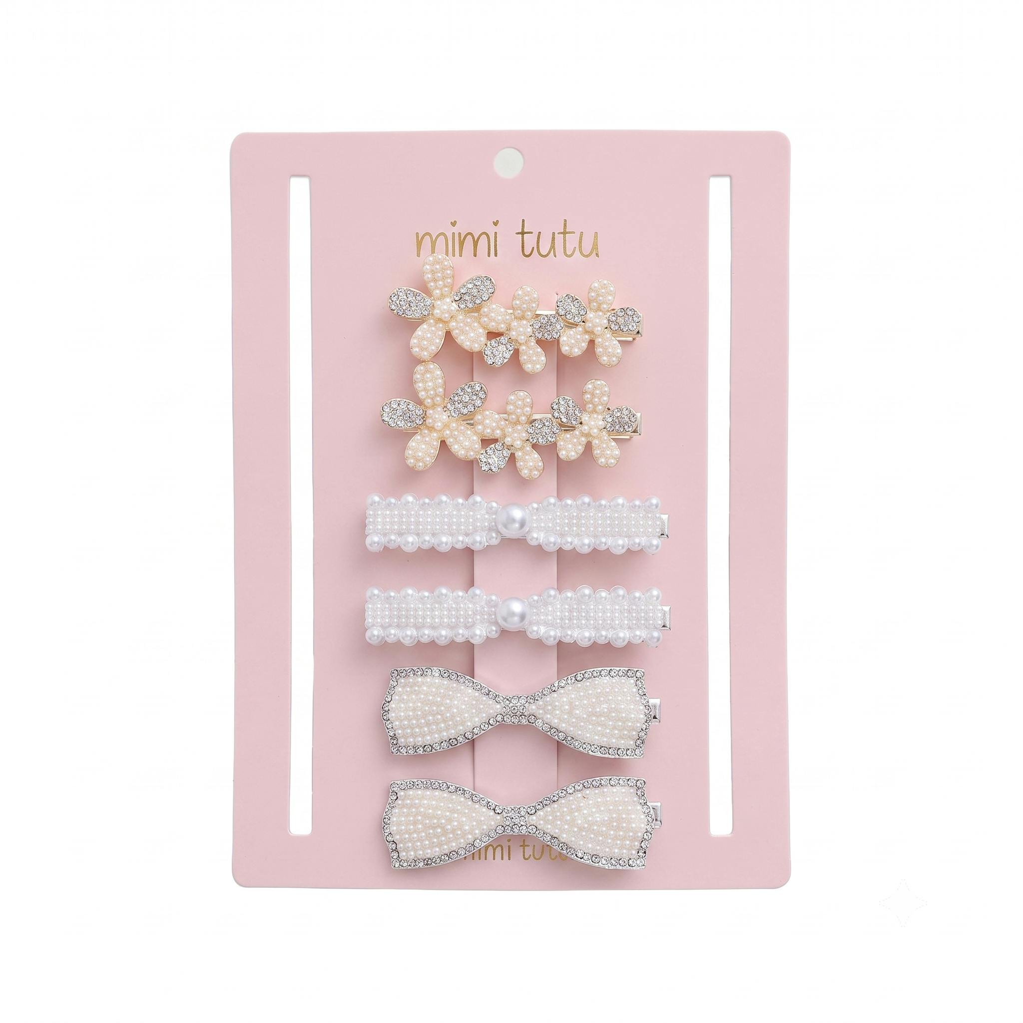 Crystal Elegance Hair Pin Trio