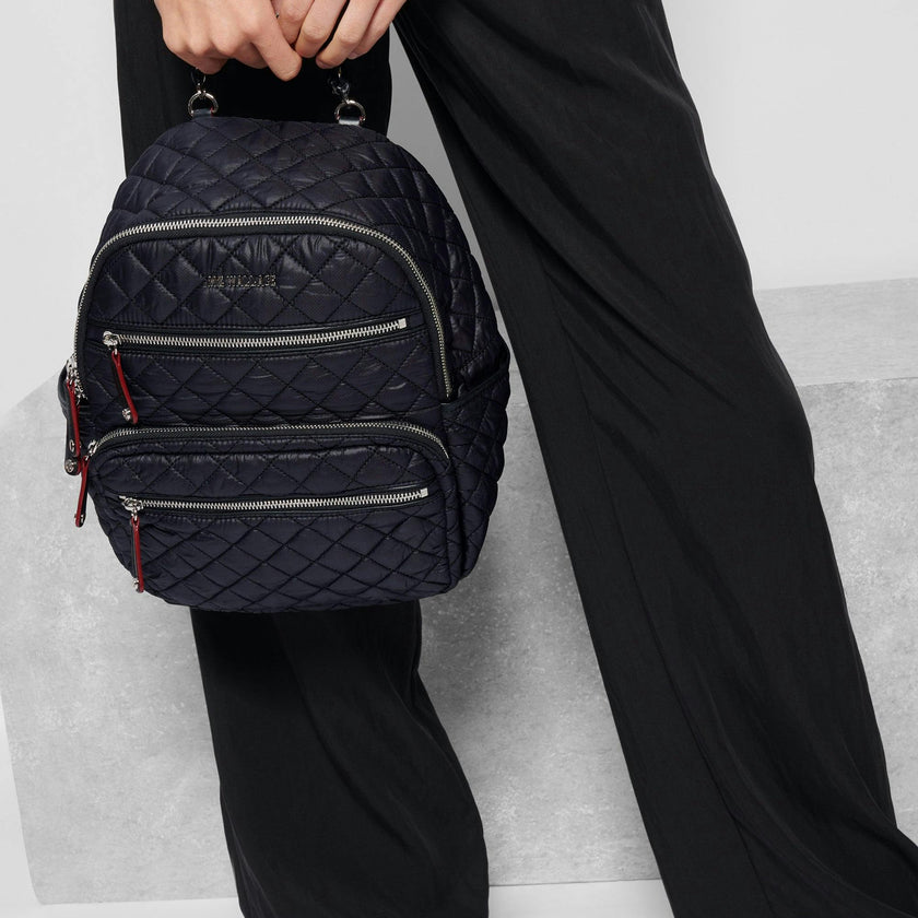 Black Small Crosby Backpack