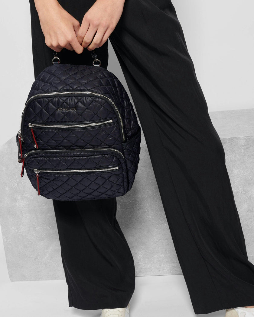 Black Small Crosby Backpack