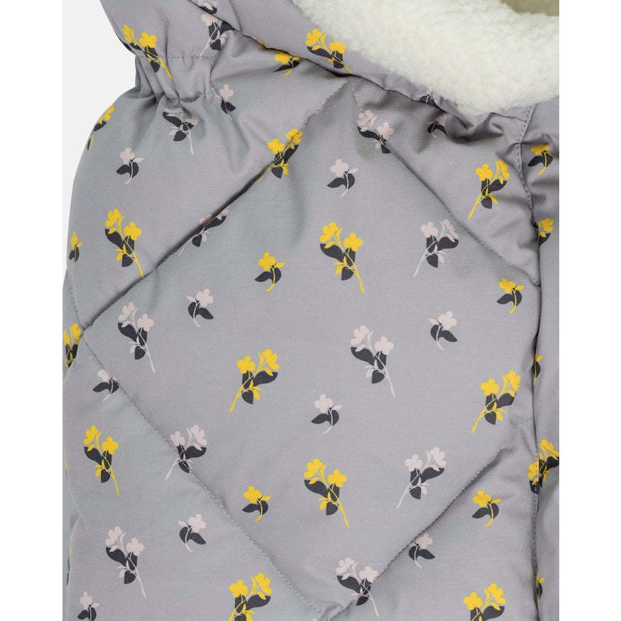 Evolution® 212 Quilt Floral Print Zipped Blanket