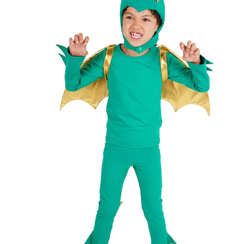 Emerald Sky Dragon Pajama Costume
