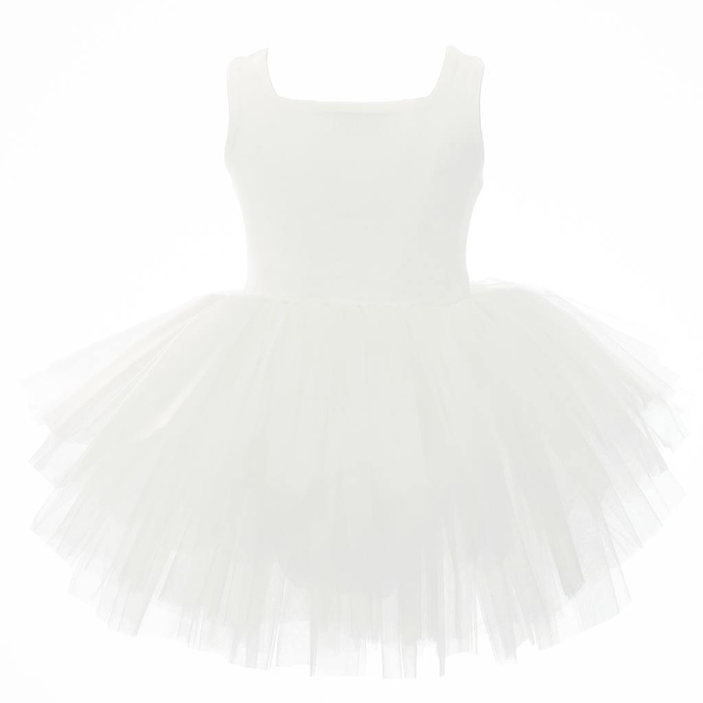 White Tulle Tutu Dress