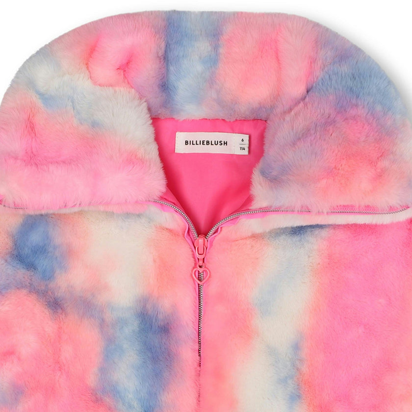 Fluffy fleece coat