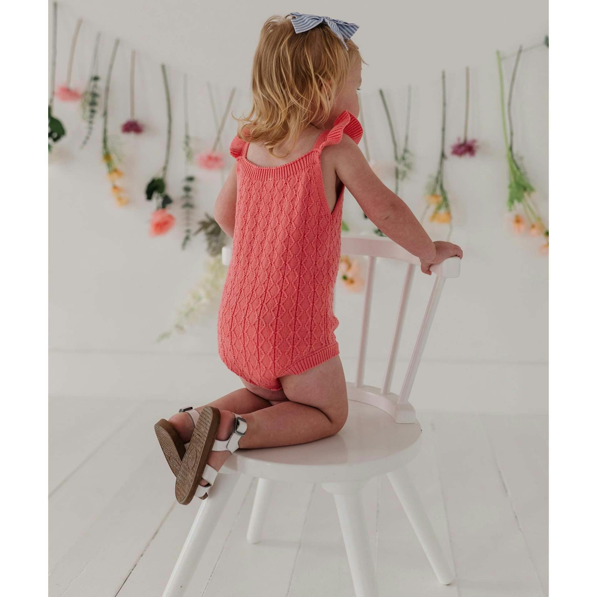 Baby Girl Knit Sweater Bodysuit