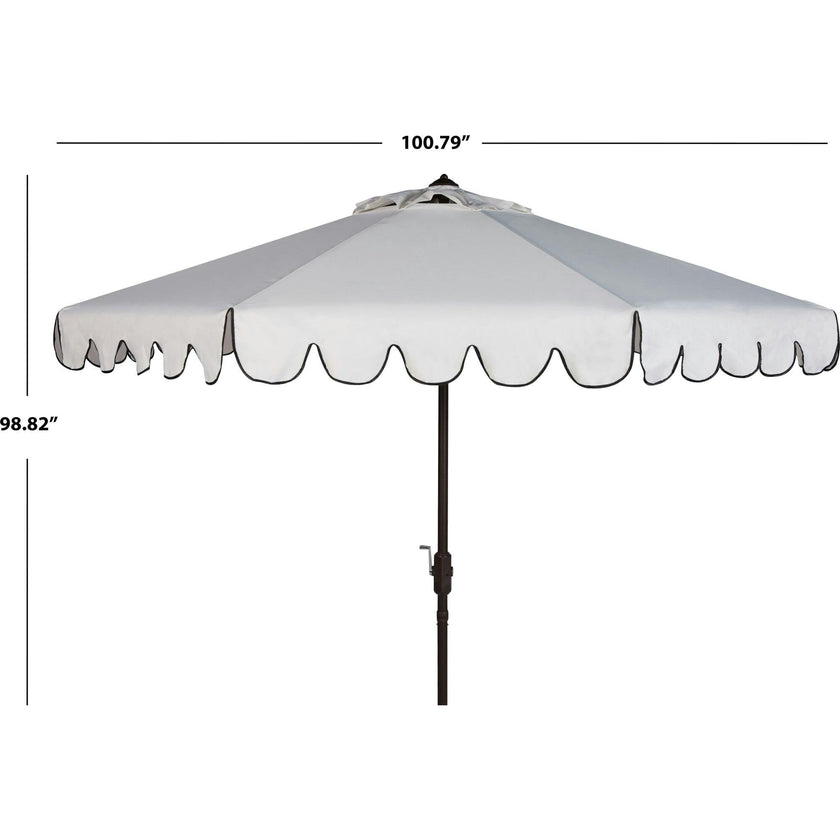 Dorinda Scalloped Patio Umbrella