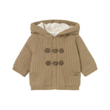 Newborn Boy Lined Knit Cardigan