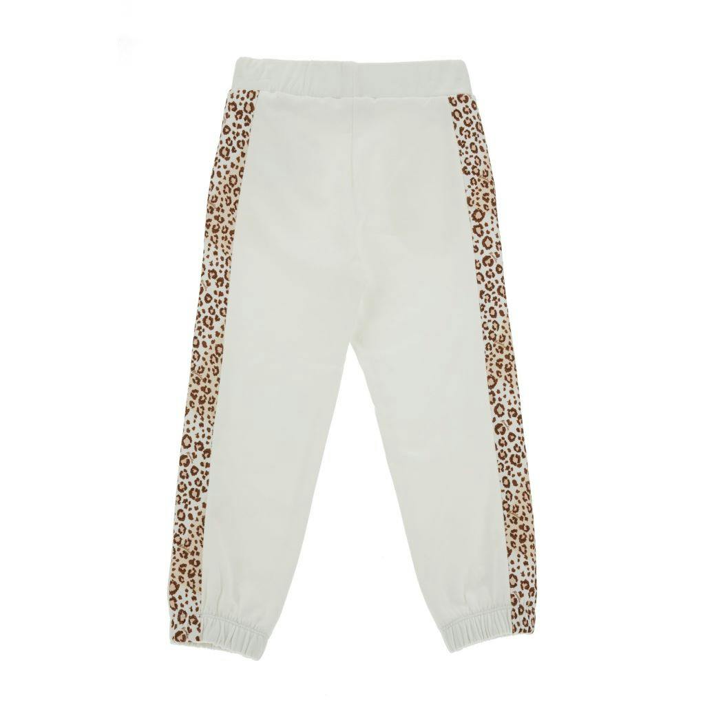 White Logo Sweatpants