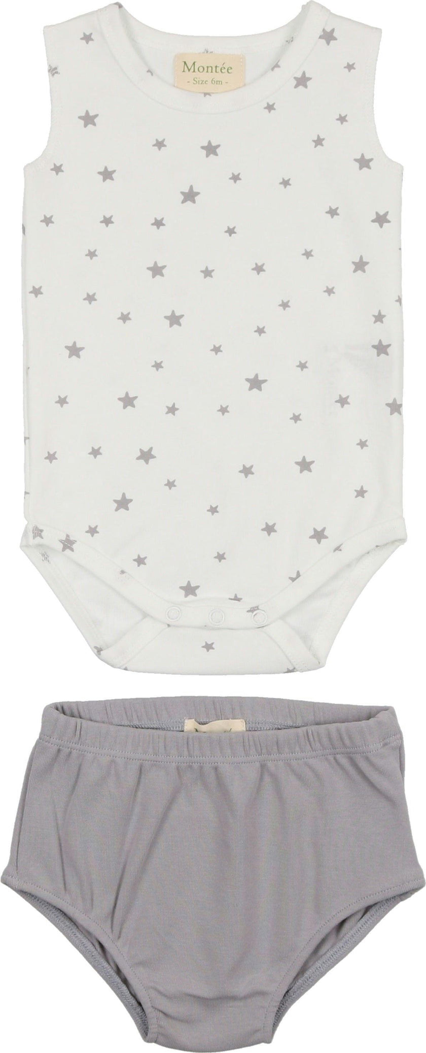 Boys Sleeveless Onesie & Bloomers Set
