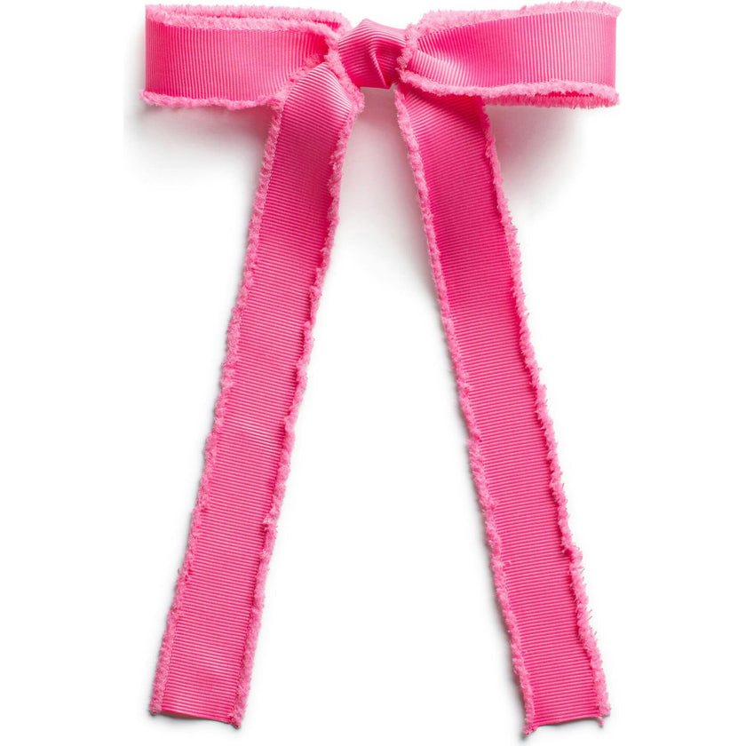 Dahlia Deconstructed Grosgrain Ribbon Long Tail Clip