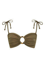 Tori Ties Bandeau Bikini Top