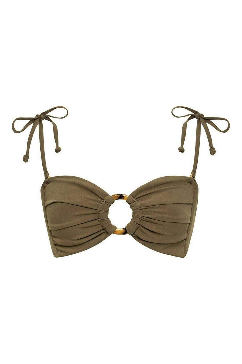 Tori Ties Bandeau Bikini Top