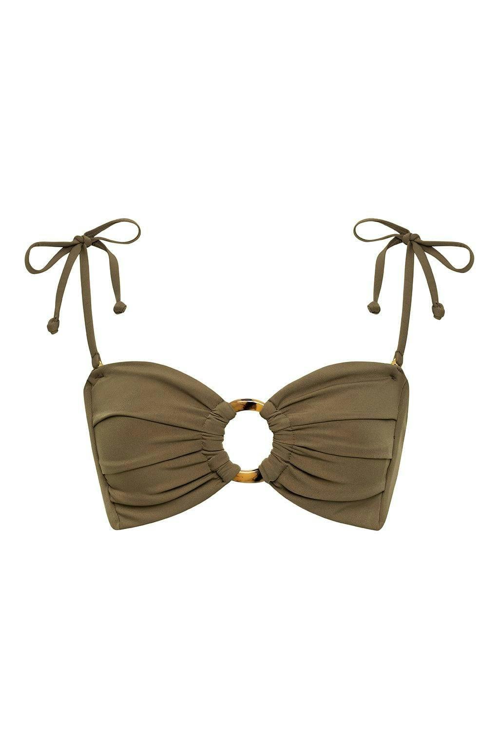 Tori Ties Bandeau Bikini Top