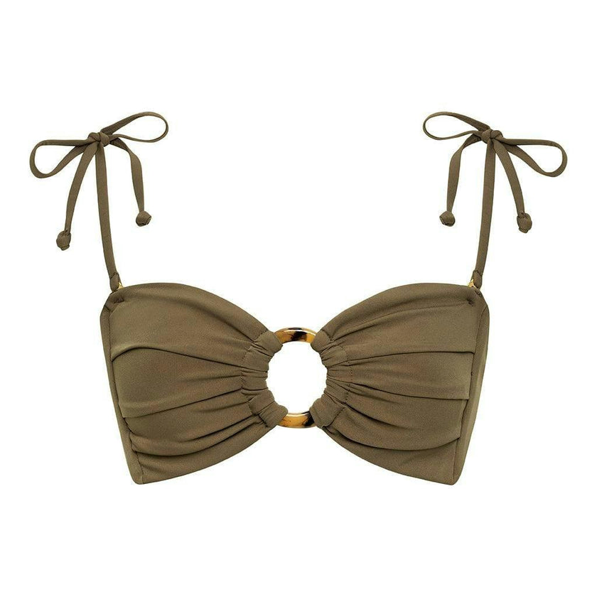 Tori Ties Bandeau Bikini Top