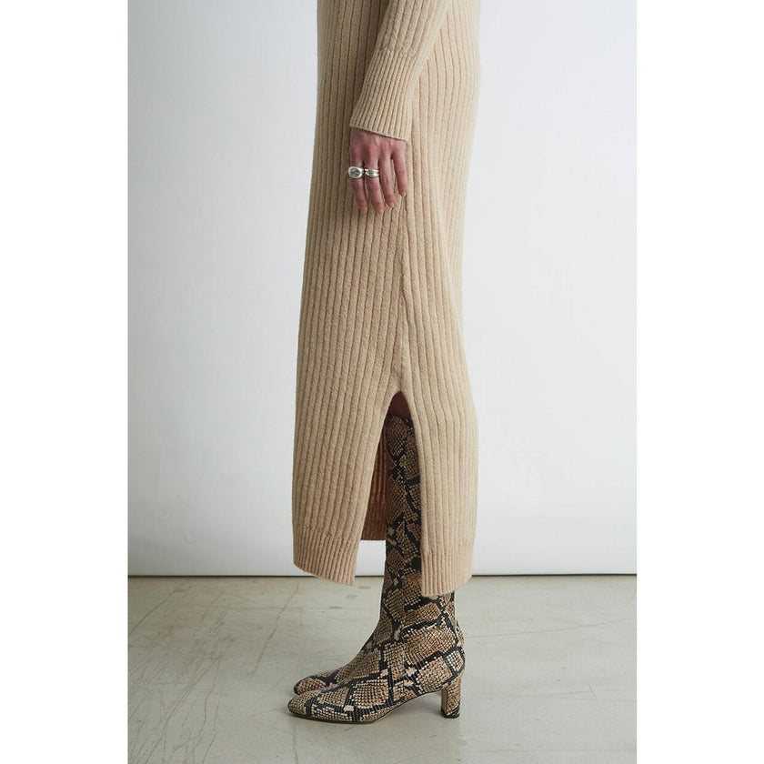 EDEN DRESS | PALE CAMEL