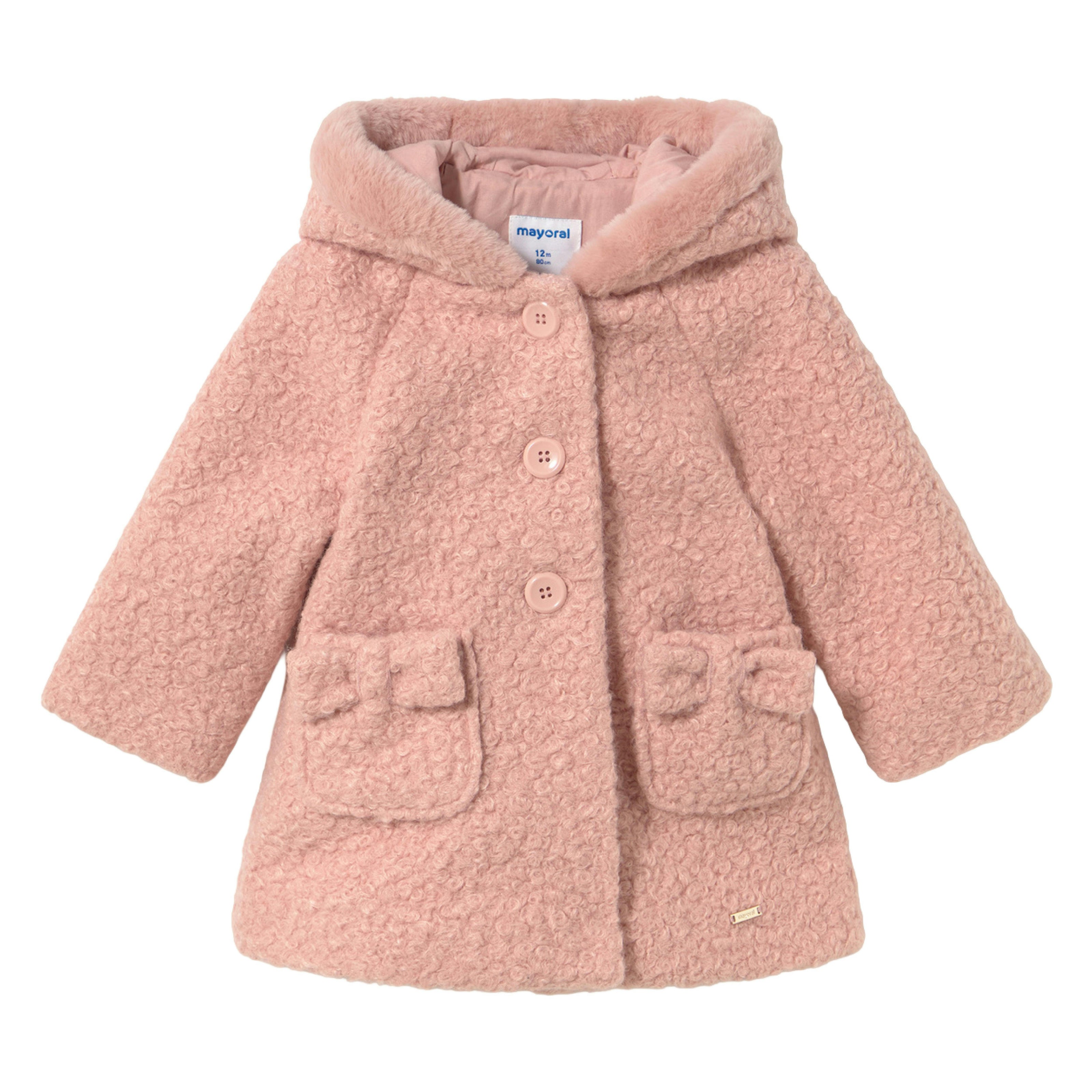 Pink Terry Hooded Coat